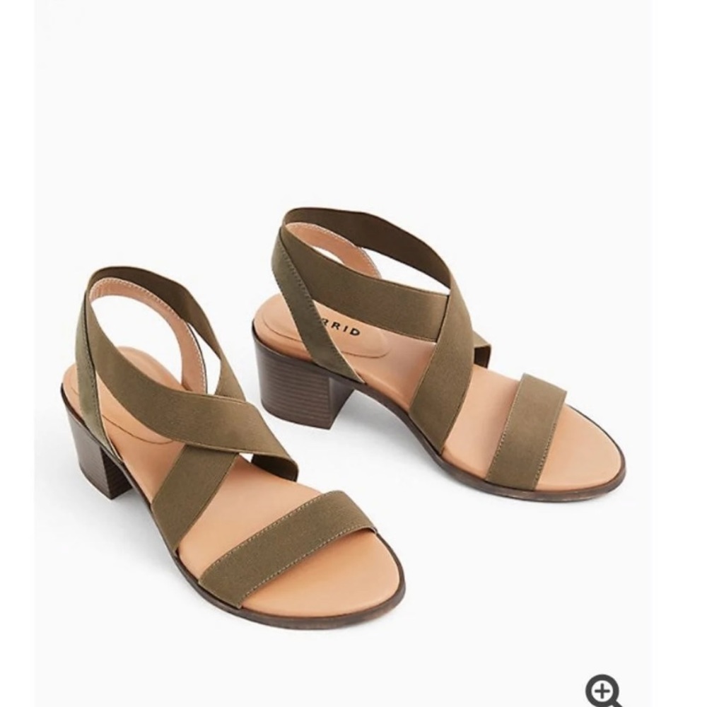 Torrid 13 NEW High Heels Olive Green